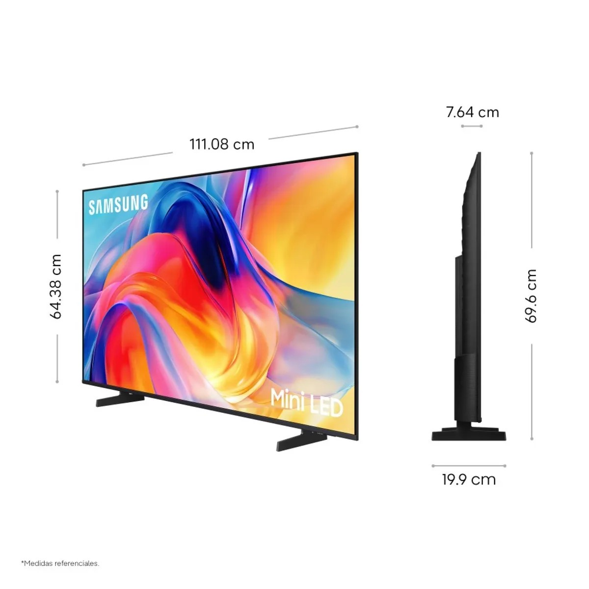 TELEVISOR SAMSUNG 50 PULGADAS 4K VISION AI SMART TV UN50M70HAGXPE + ANTENA DIGITAL - 2