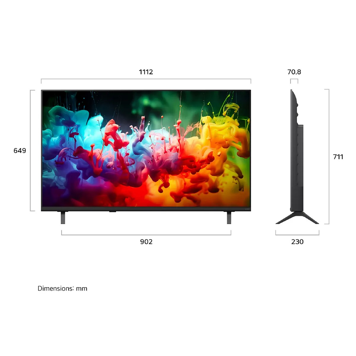 TELEVISOR LG 50 PULGADAS QNED MINI-LED UHD 4K 50QNED70BSA  + PARLANTE INTELIGENTE ALAXE - 2