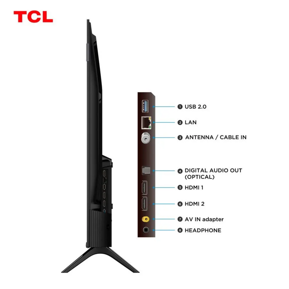 TELEVISOR TCL 43 PULGADAS FHD QLED GOOGLE TV SMART TV 43S5K + PROMOCIÓN + ANTENA DIGITAL - 3