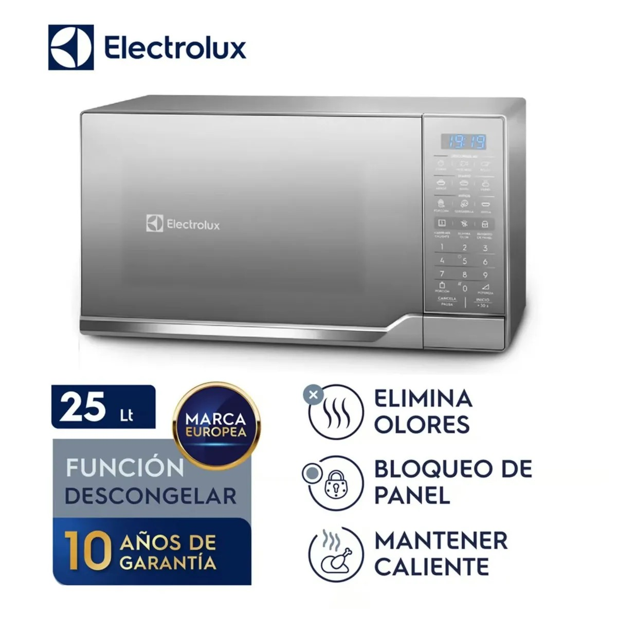 HORNO MICROONDAS ELECTROLUX 25 LITROS EMDO25S2GSRUG + EXTRACTOR DE JUGOS INDURAMA 1.1 LTS EI-CR - 2