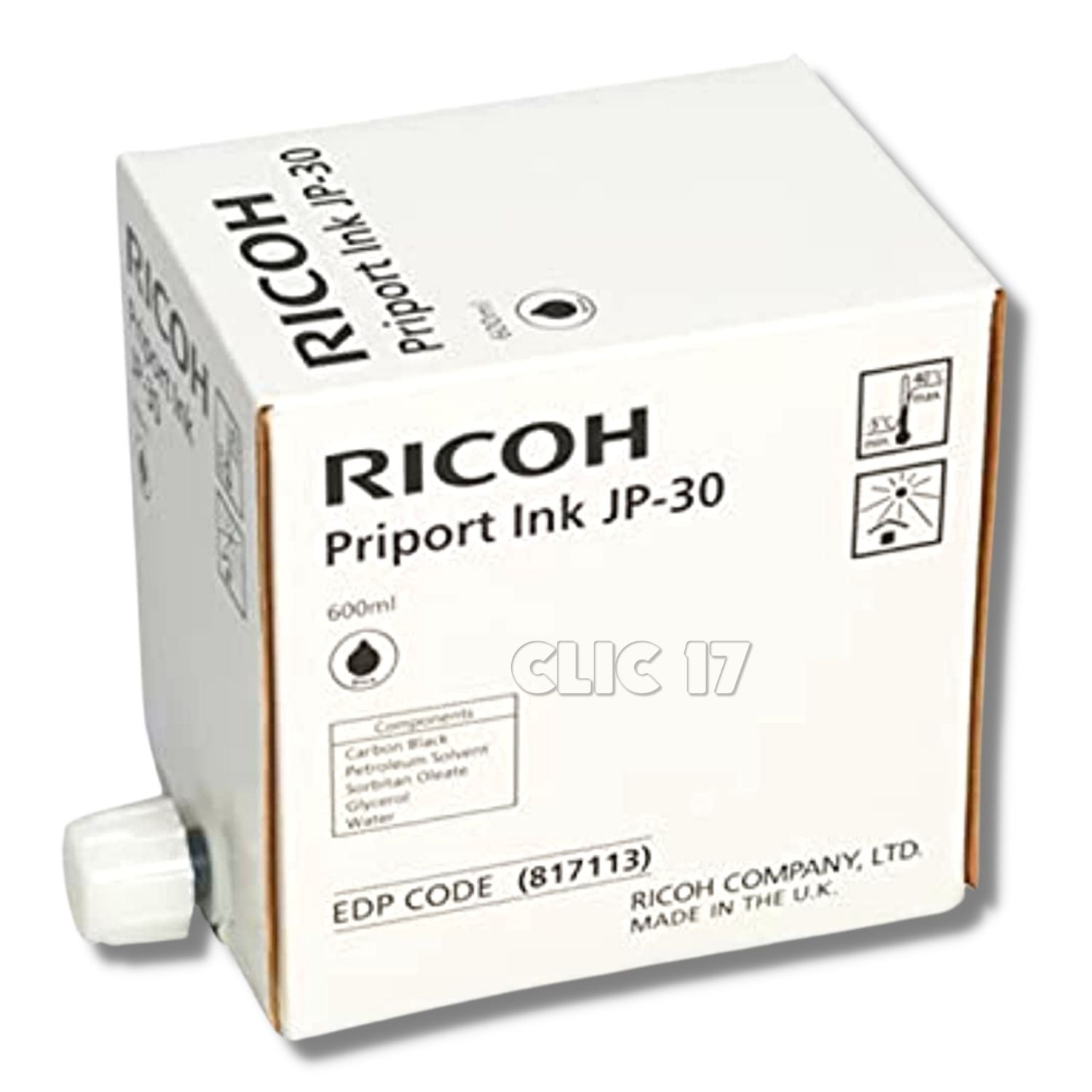 KIT TINTA RICOH 817113C NEGRO ORIGINAL - 1