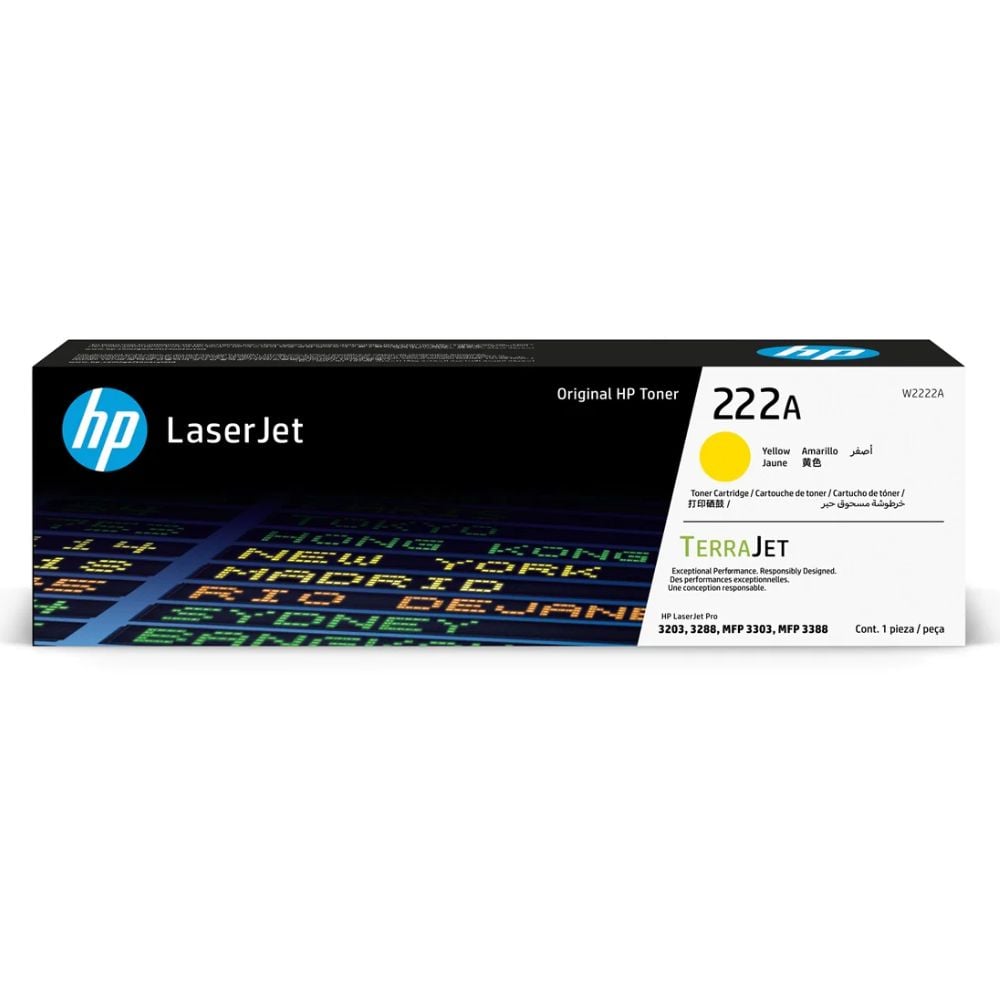 TONER HP 222A AMARILLO GENUINO (W2222A) - 1