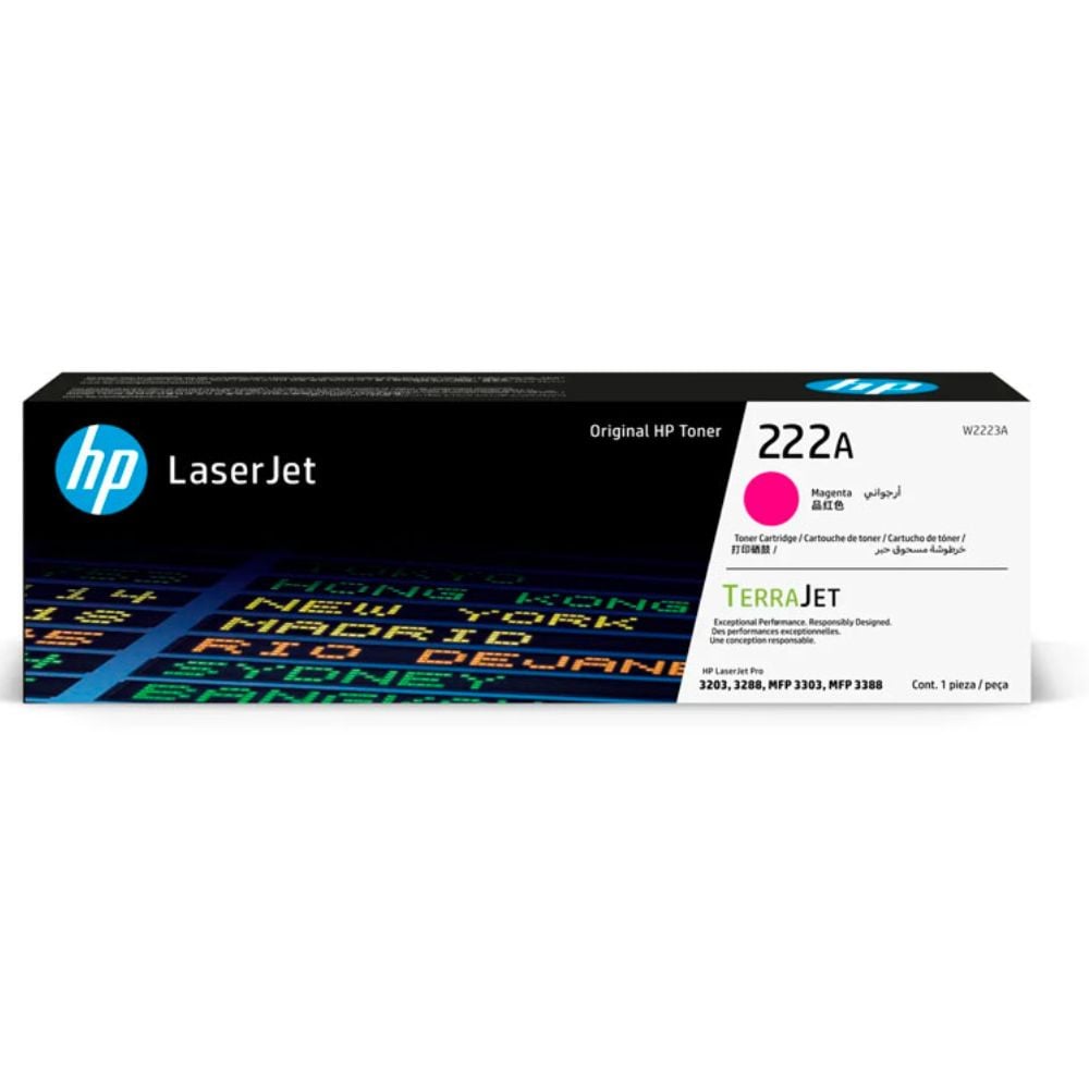 TONER HP 222A MAGENTA GENUINO (W2223A) - 1