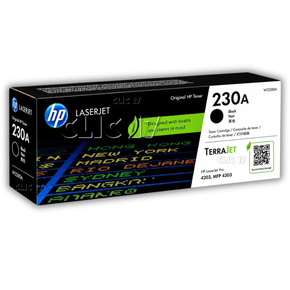 TONER HP 230A NEGRO GENUINO LASERJET PRO 4203, MFP 4303 - 1