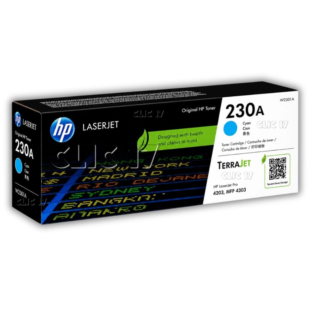 TONER HP 230A CIAN GENUINO (W2301A) - 1