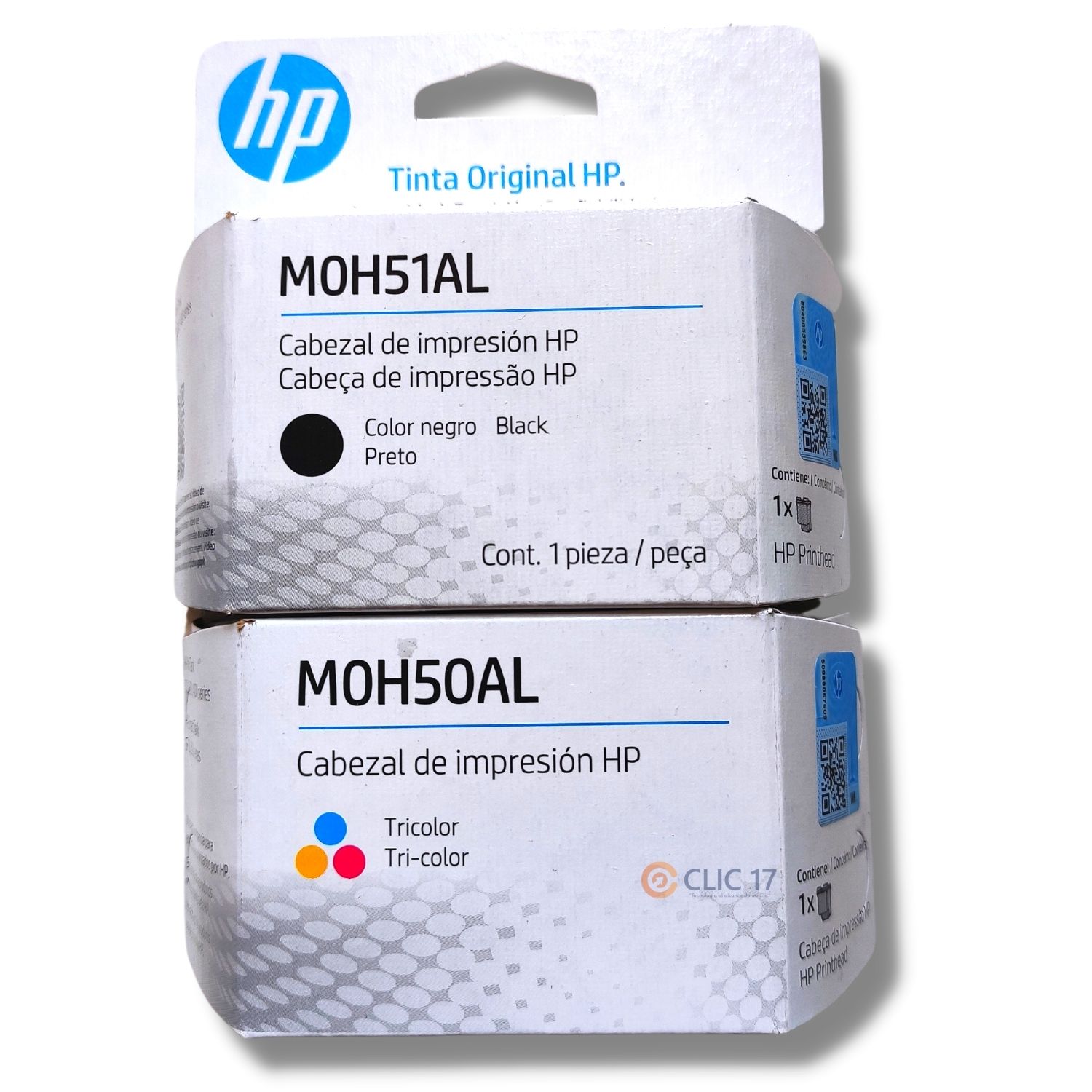 KIT CABEZAL HP M0H50 M0H51 NEGRO, TRICOLOR - 2