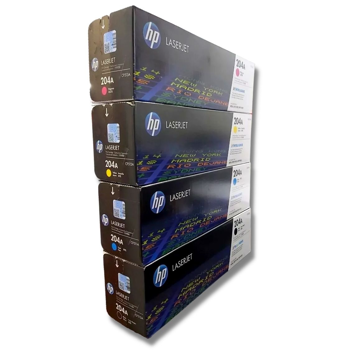 KIT TONER HP 204A CYAN MAGENTA AMARILLO NEGRO - 1