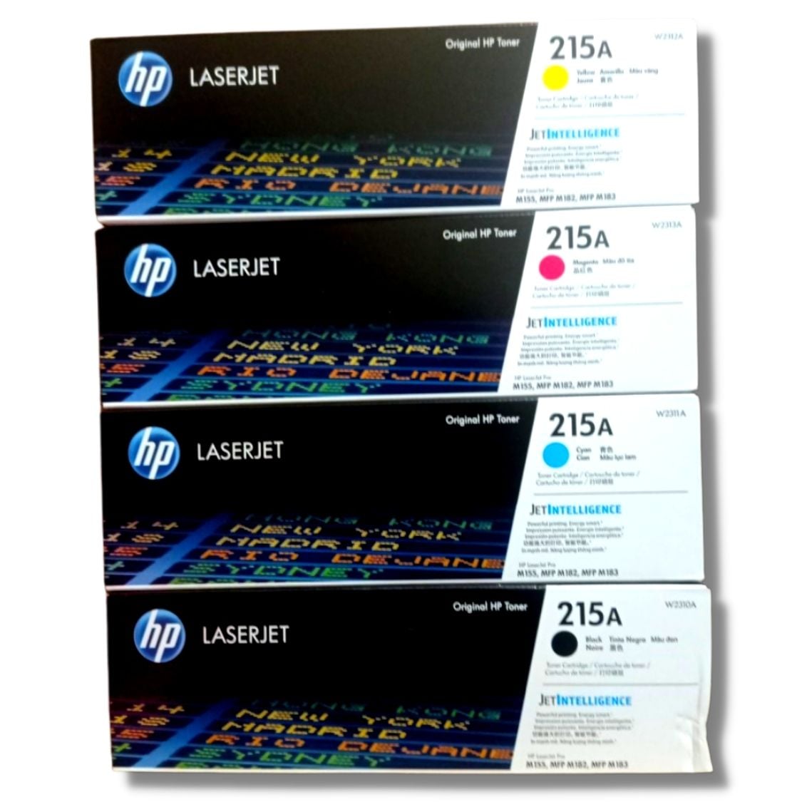 KIT TONER HP 215A CYAN MAGENTA AMARILLO NEGRO - 2