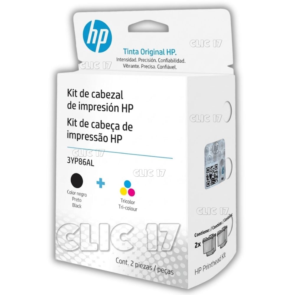 KIT DE CABEZAL HP 3YP86AL 315 415 5820 5810 NEGRO Y TRICOLOR - 1