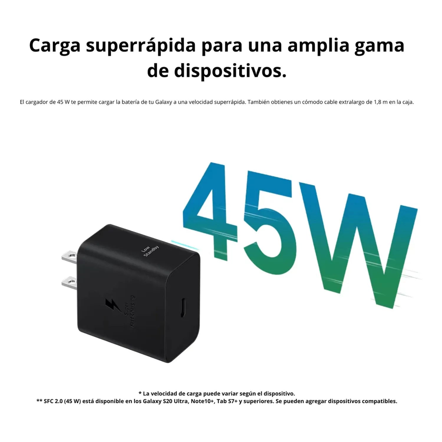 ADAPTADOR SAMSUNG 45W PARA GALAXY A56 - 2