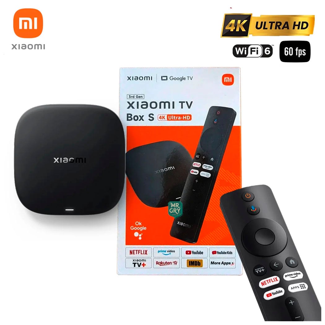 XIAOMI MI TV BOX S 4K DE TERCERA GENERACIÓN (3RD GEN) - 1