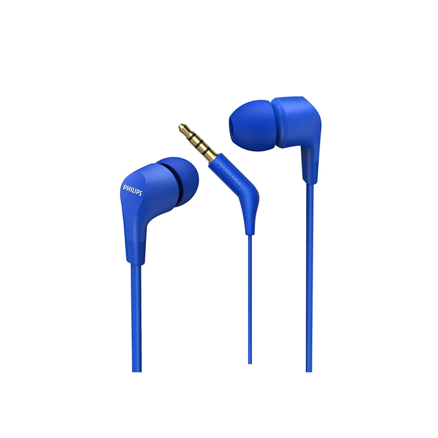 AUDÍFONOS PHILIPS TAE1105 AZUL CON CABLE - 1