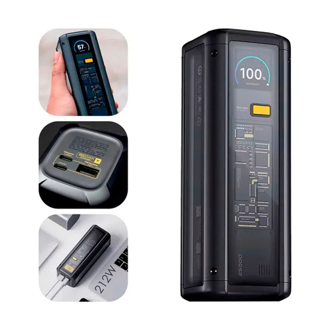 XIAOMI POWER BANK 25000MAH 212W PARA LAPTOP Y CELULAR HYPERCARGA - 1