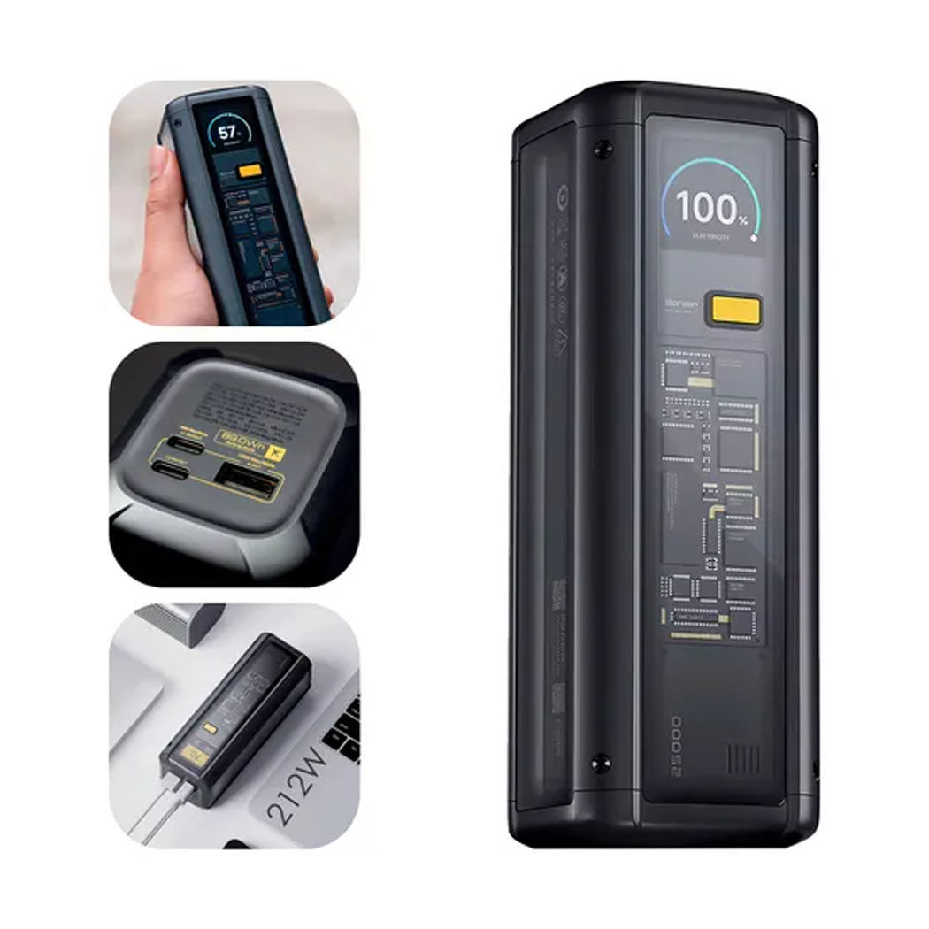 POWER BANK XIAOMI HYPERCHARGE 212W 25000MAH GRIS - 1