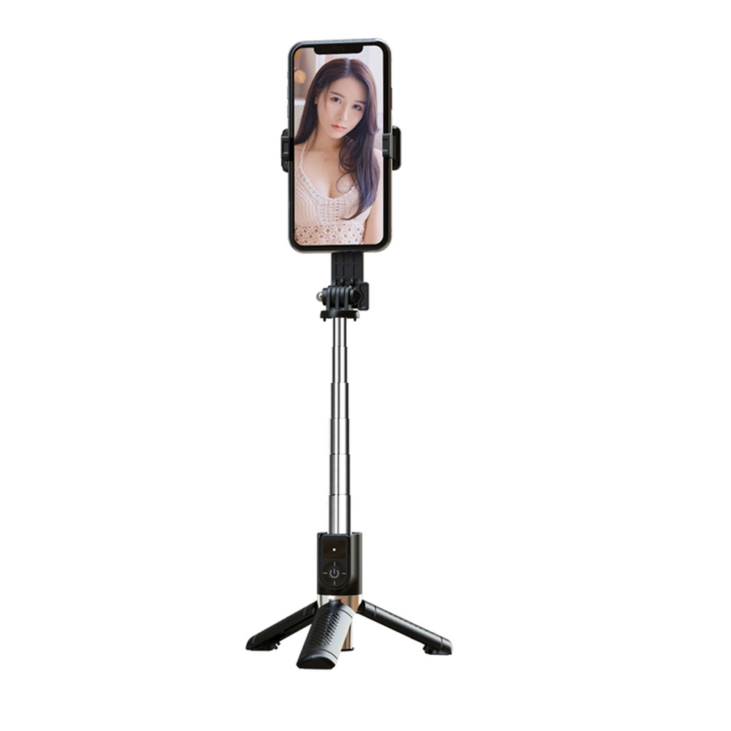 SELFIE STICK CON TRÍPODE BLUETOOTH XO-SS10 NEGRO - 2