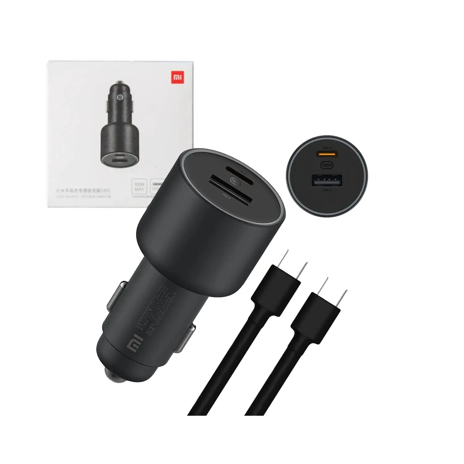 CARGADOR XIAOMI PARA CARRO VERSION 1A1C- 100W - 1