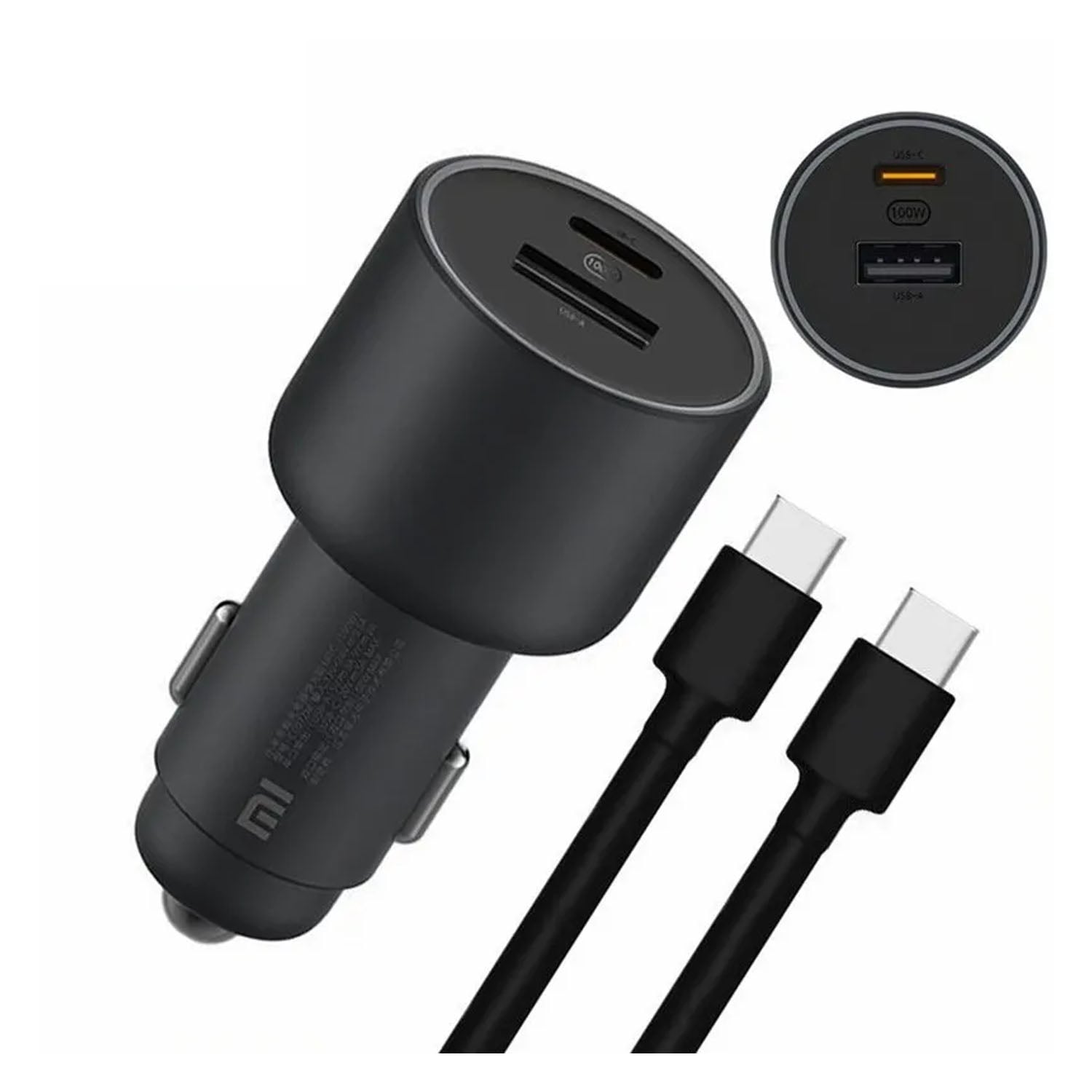 CARGADOR XIAOMI PARA CARRO VERSION 1A1C- 100W - 3