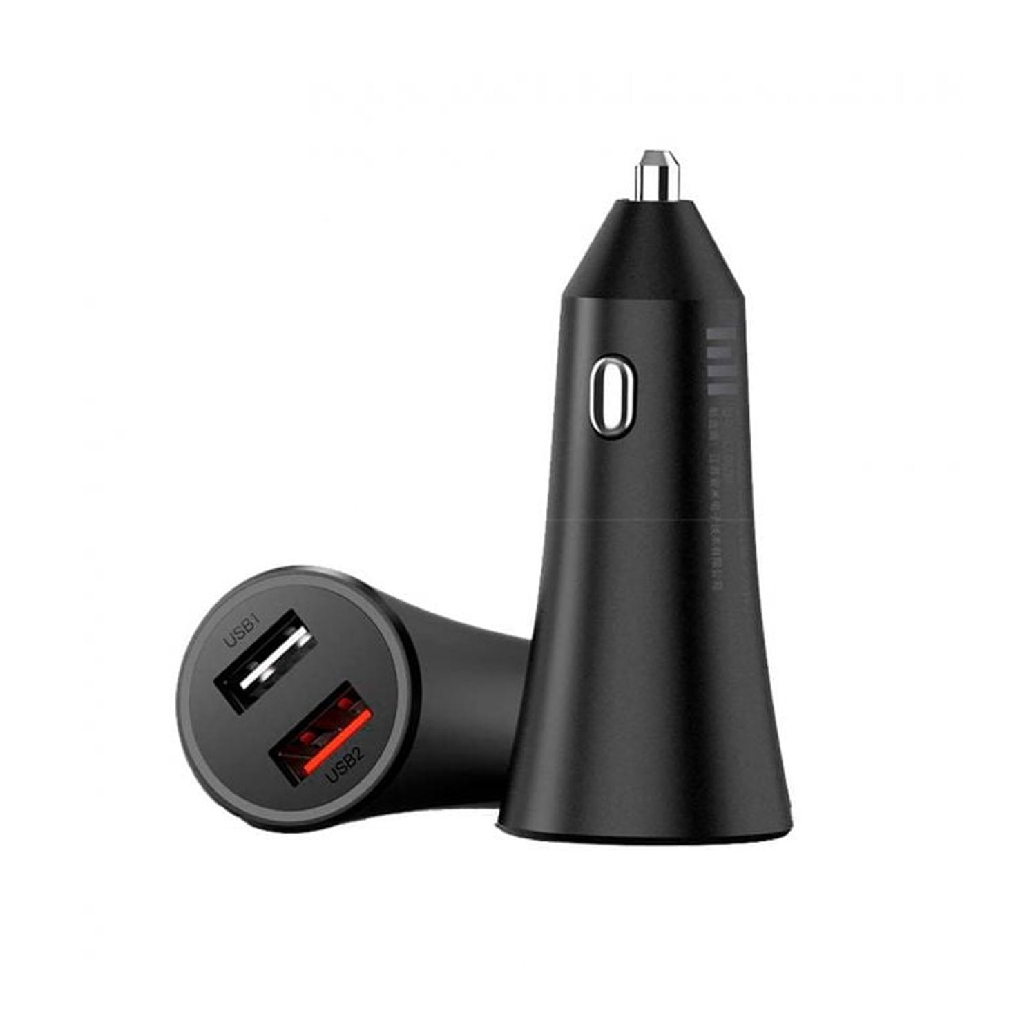 CARGADOR DE AUTO XIAOMI 37W CARGA RAPIDA NEGRO - 2