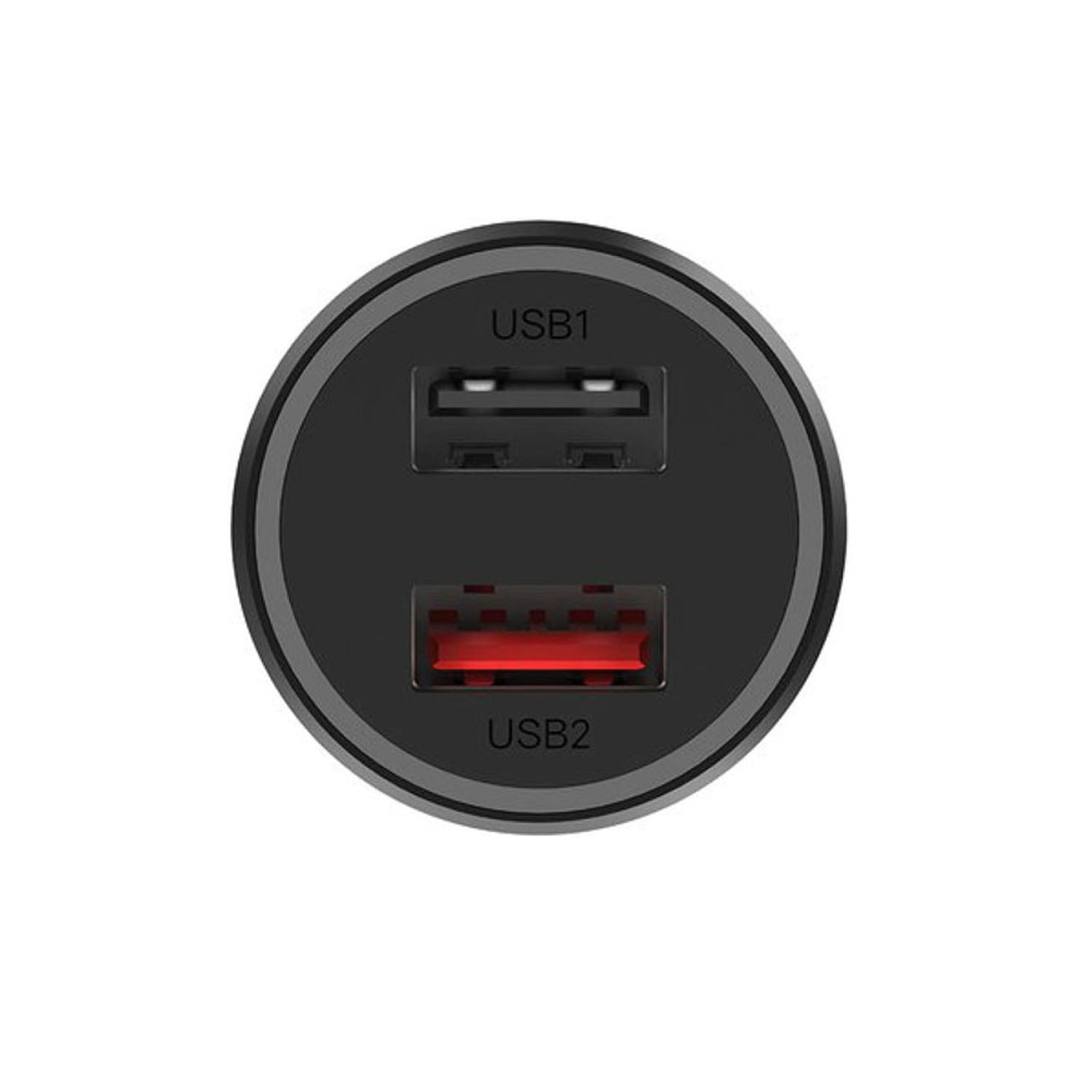 CARGADOR DE AUTO XIAOMI 37W CARGA RAPIDA NEGRO - 3