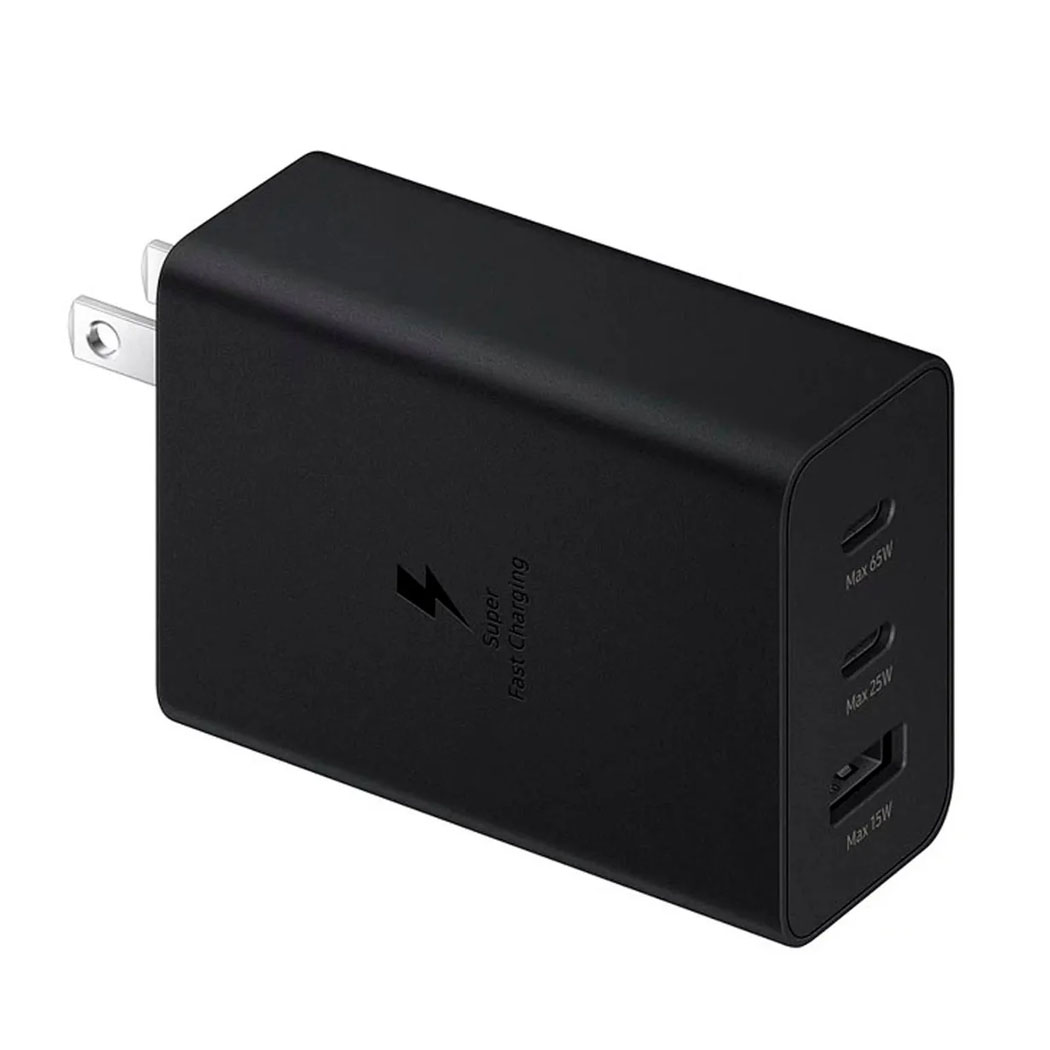 CARGADOR SAMSUNG 65W SUPER CARGA RÁPIDA NEGRO - 3