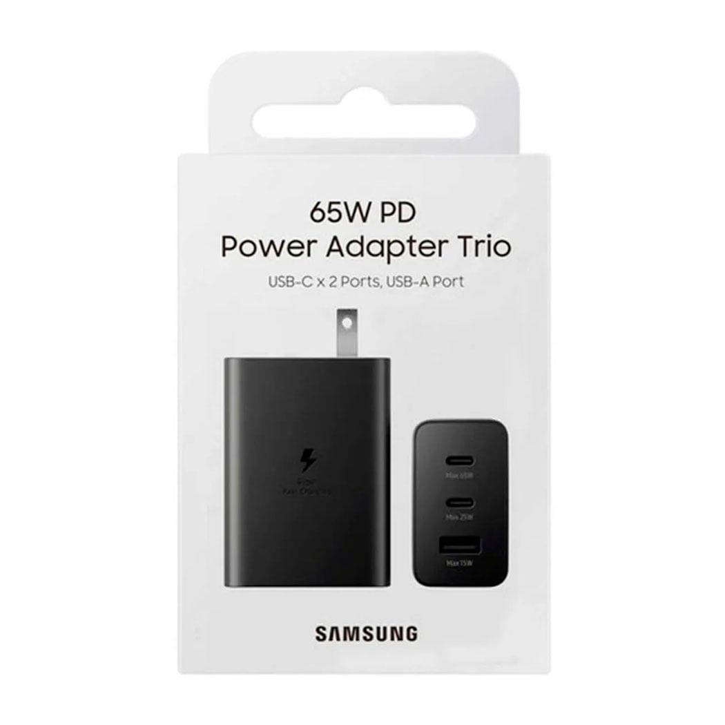 CARGADOR SAMSUNG TRIO 25W 45W 65W PD PARA S25 ULTRA - 1