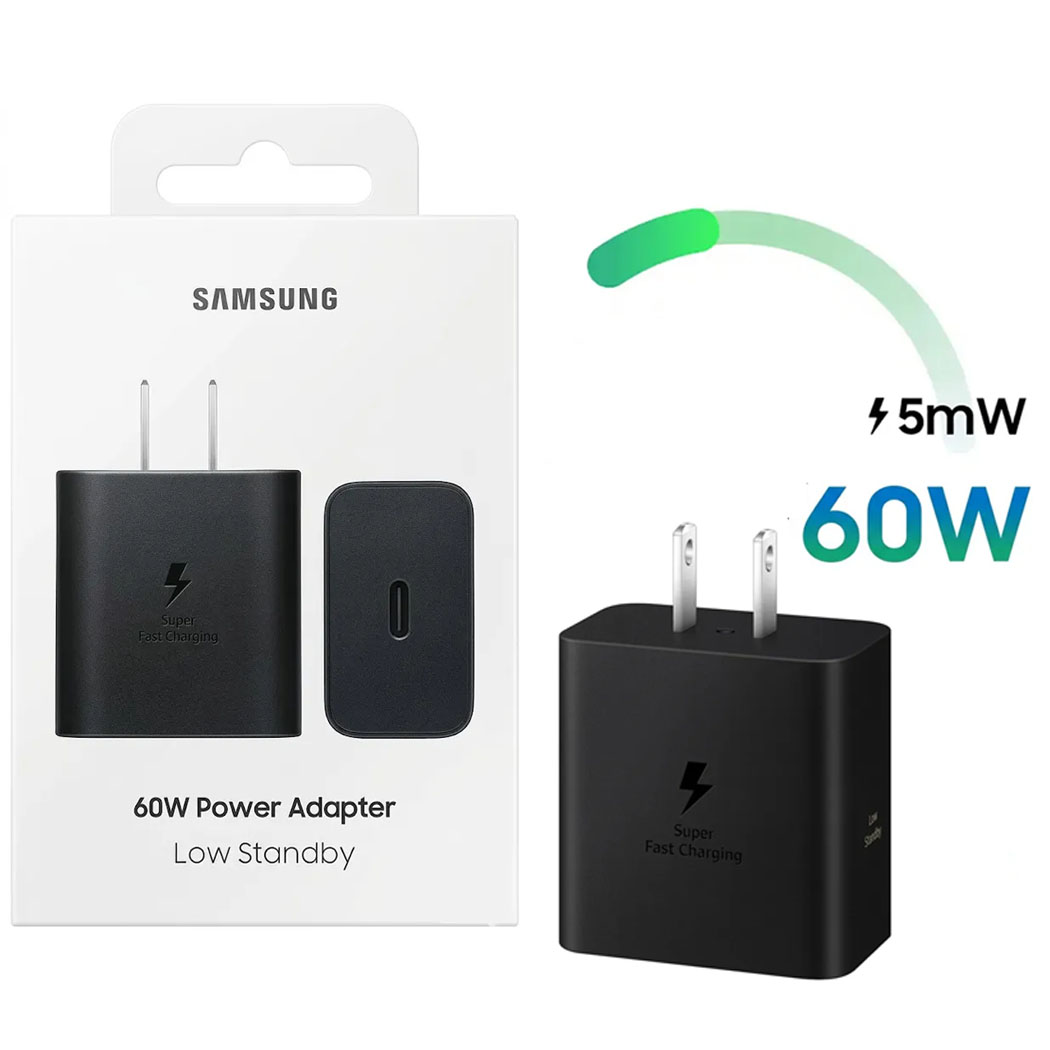ADAPTADOR DE PARED SAMSUNG 60W PARA S26 ULTRA NEGRO - 1
