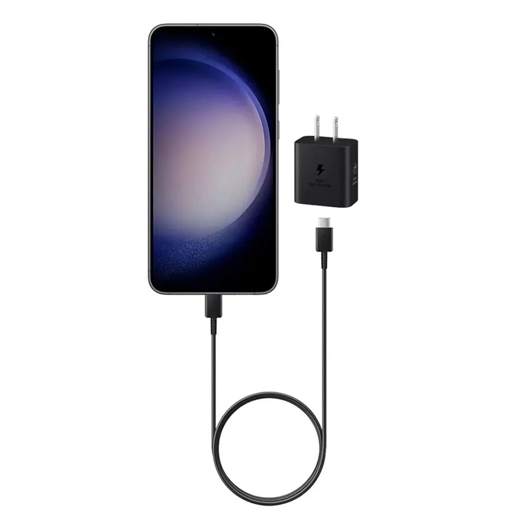 CARGADOR 25W SAMSUNG CON CABLE PARA A56 NEGRI - 3