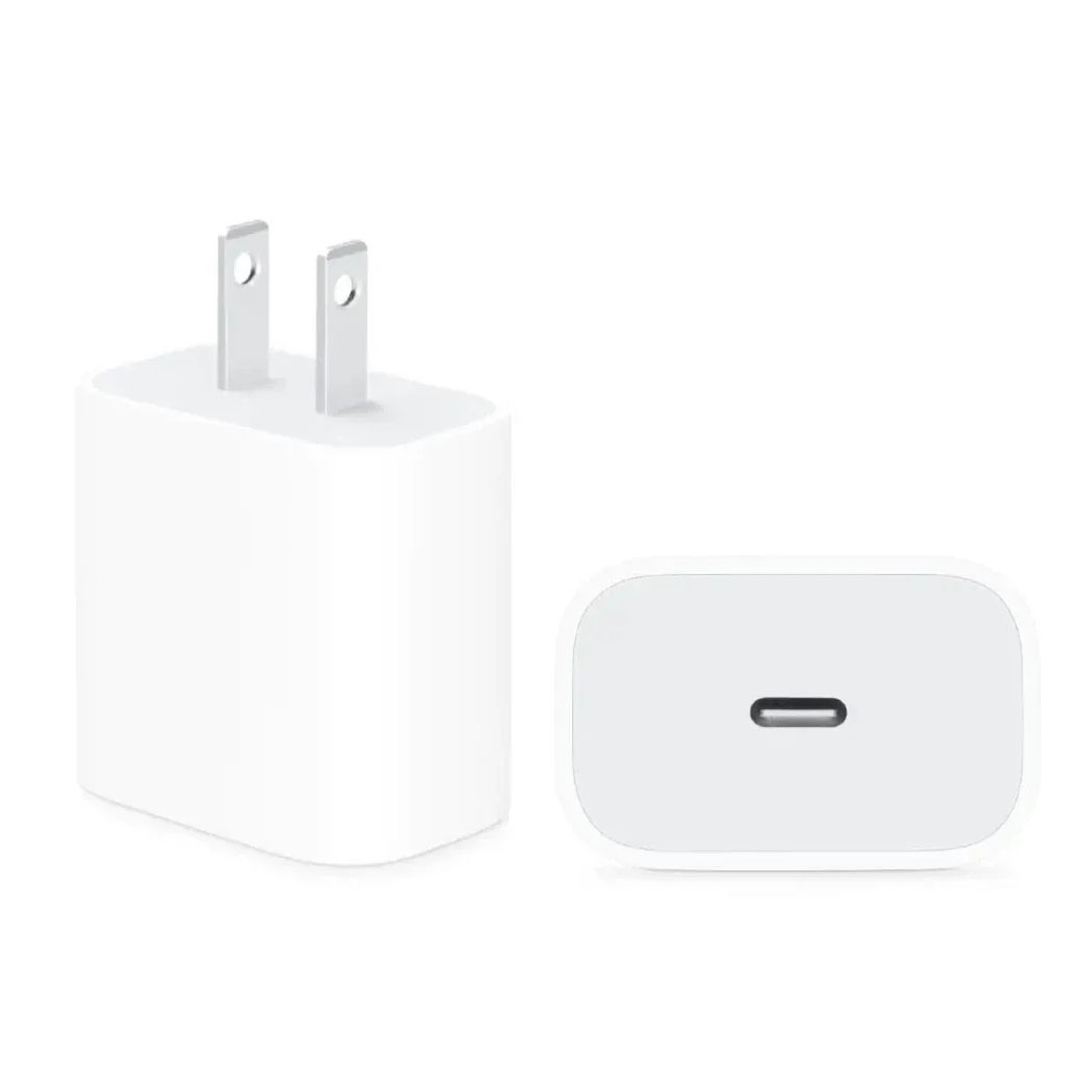 CARGADOR APPLE 20W  + AUDÍFONOS LIGTHNING - 2