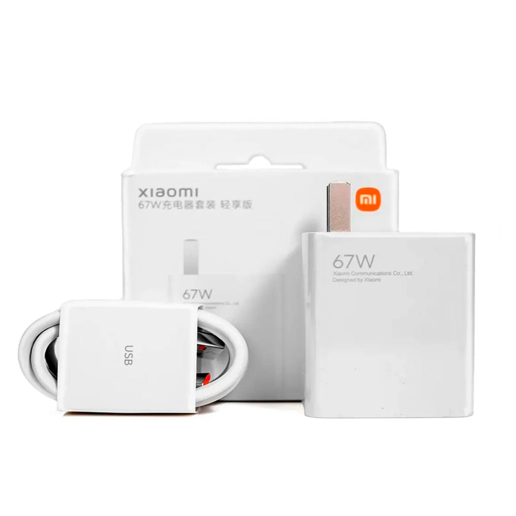 CARGADOR XIAOMI 67W PARA POCO X7 PRO - BLANCO - 1