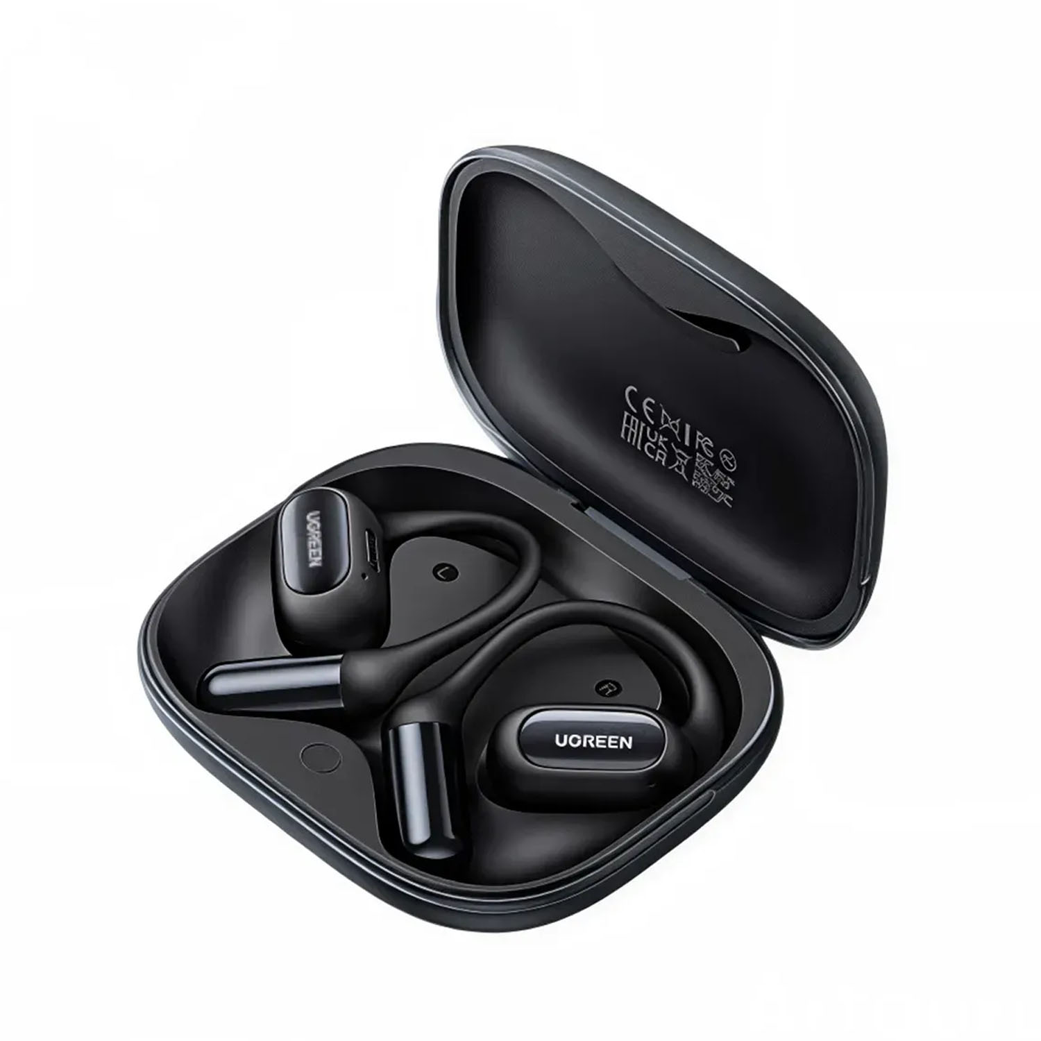 AUDIFONOS DEPORTIVOS UGREEN FITBUDS CON GANCHO OPEN EAR NEGRO - 3