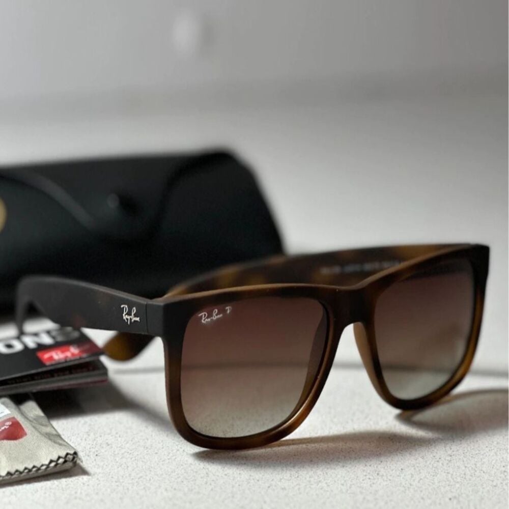 LENTES DE SOL RB4165 JUSTIN MARRON - 1
