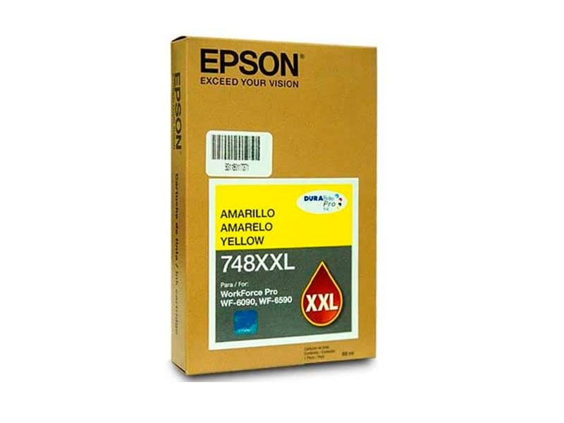 TINTA EPSON T748XXL420 PARA WF-6090/ 6590 YELLOW - 1