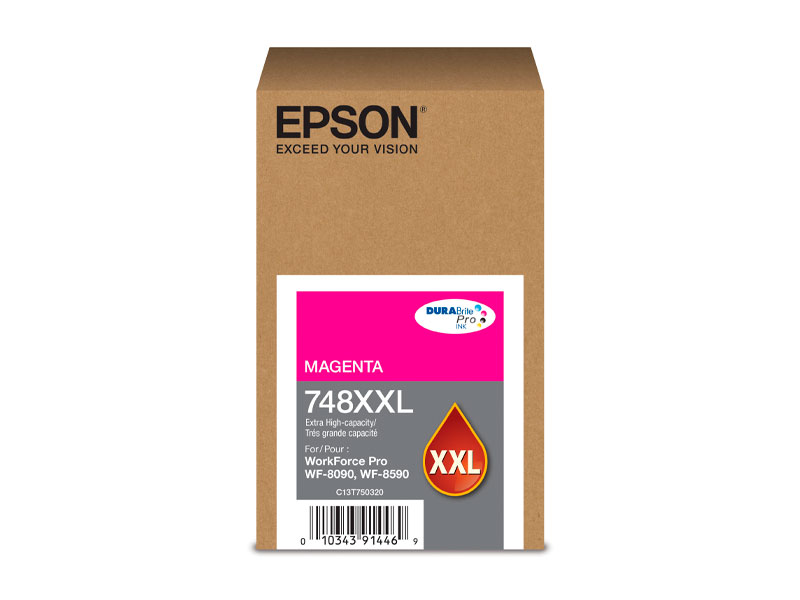 TINTA EPSON T748XXL320 PARA WF-6090/ 6590 MAGENTA - 1