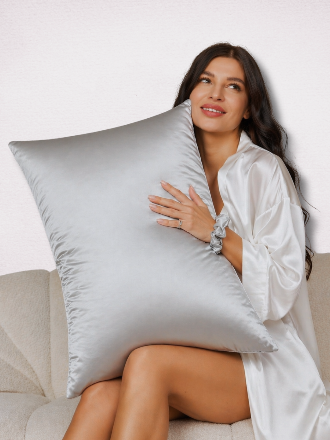 FUNDA DE ALMOHADA DE SEDA SENSA SILK - 1