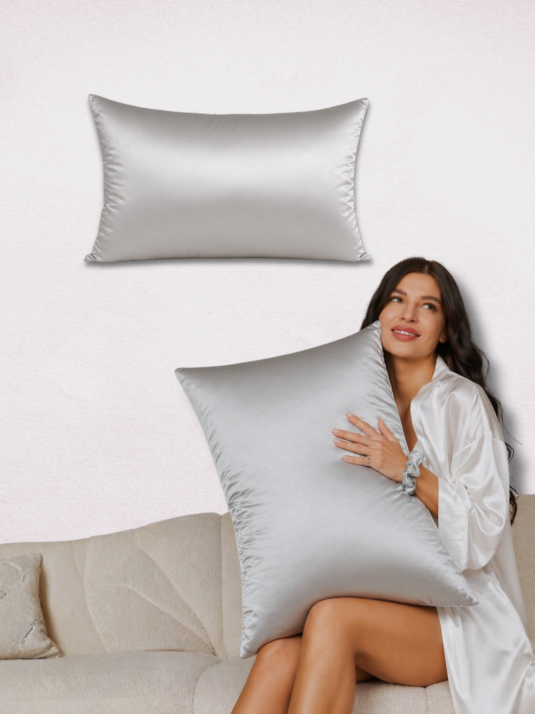 FUNDA DE ALMOHADA DE SEDA SENSA SILK - 5
