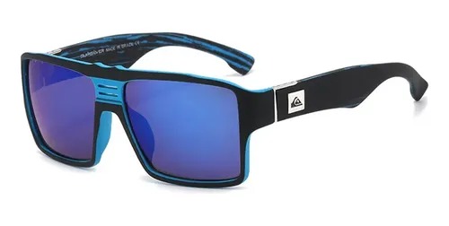 LENTES DE SOL QUIKSILVER CASUAL CUADRADO AZUL UNISEX - 1