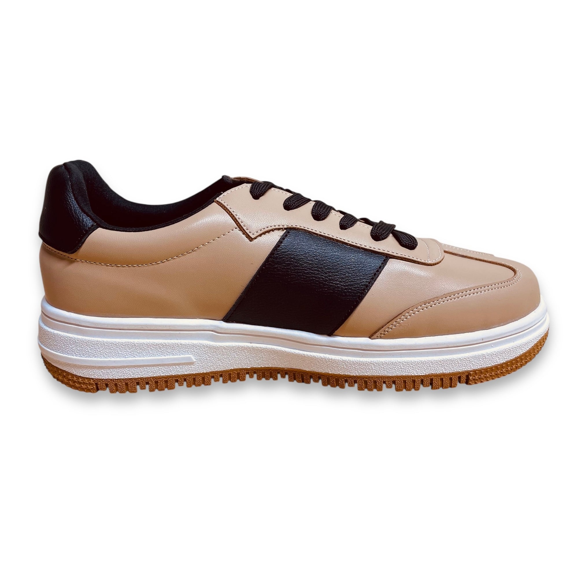 ZAPATILLAS MUJER MISSHUS DAM BEIGE NEGRO - 2