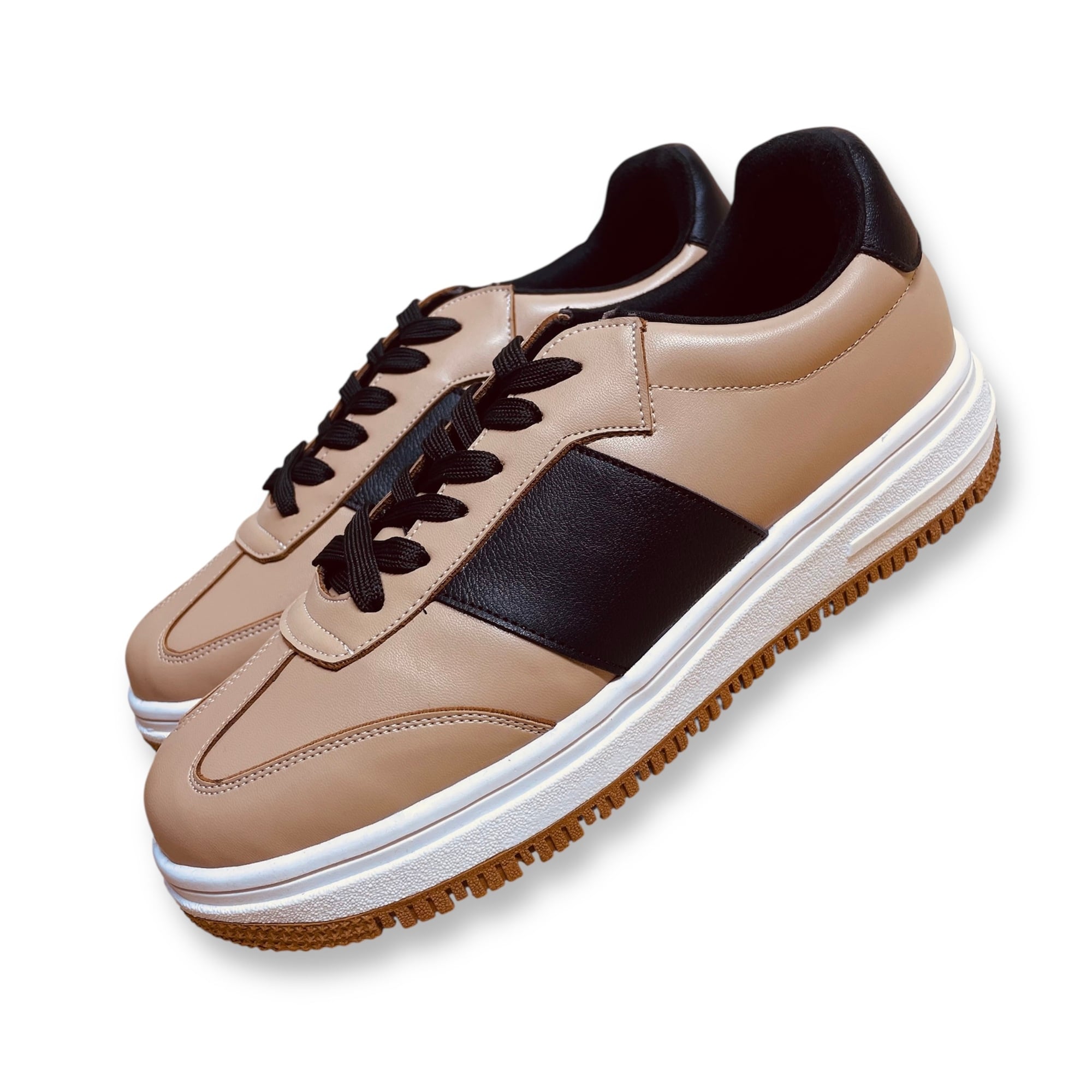 ZAPATILLAS MUJER MISSHUS DAM BEIGE NEGRO - 3