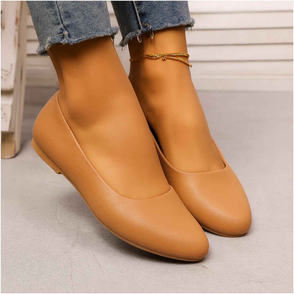 BALERINA MUJER MISSHUS REINA CAMEL - 1