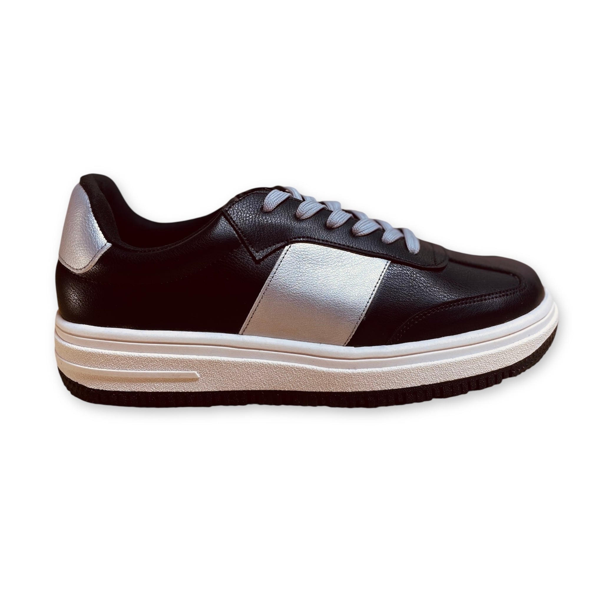 ZAPATILLAS MUJER MISSHUS DAM NEGRO PLATA - 4