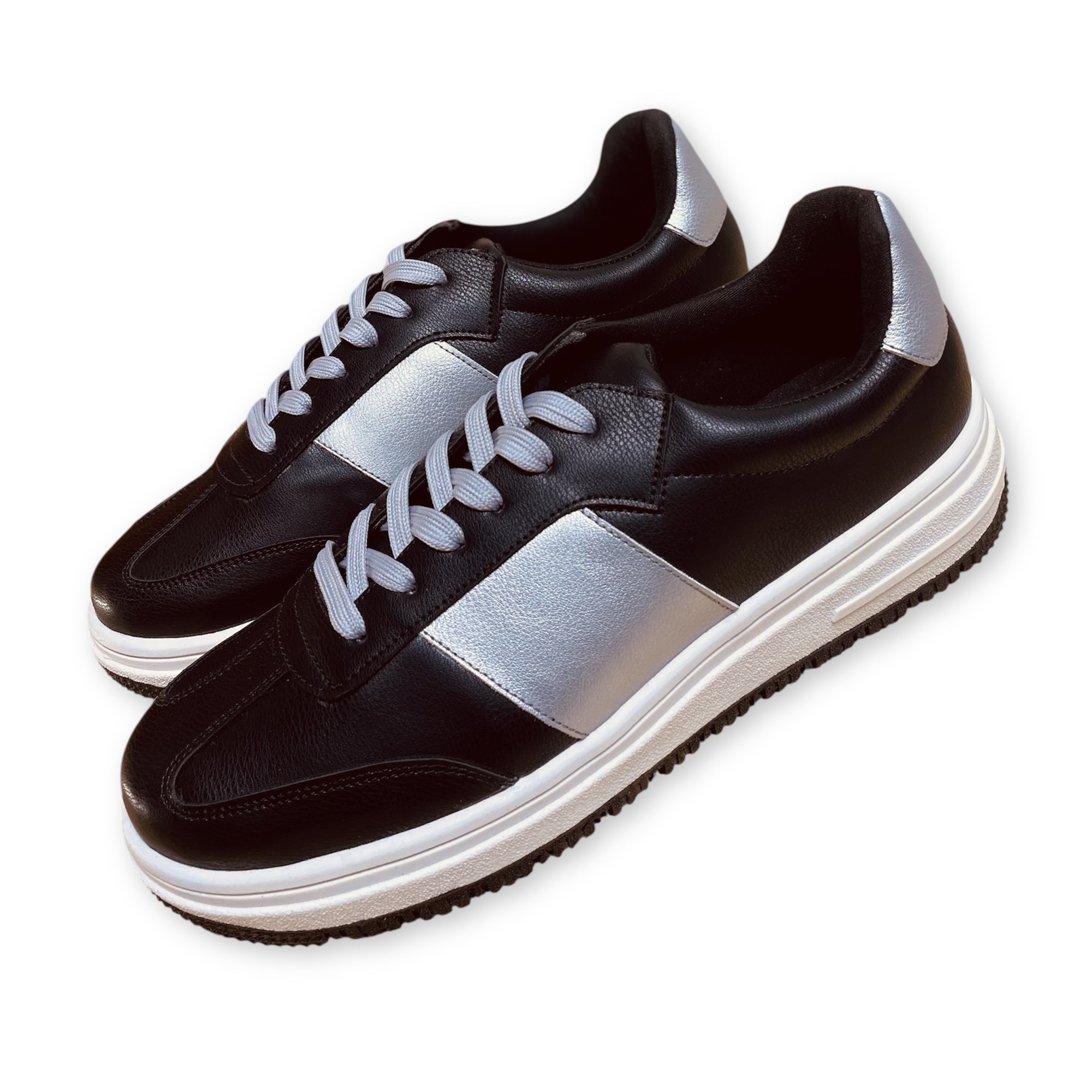 ZAPATILLAS MUJER MISSHUS DAM NEGRO PLATA - 5