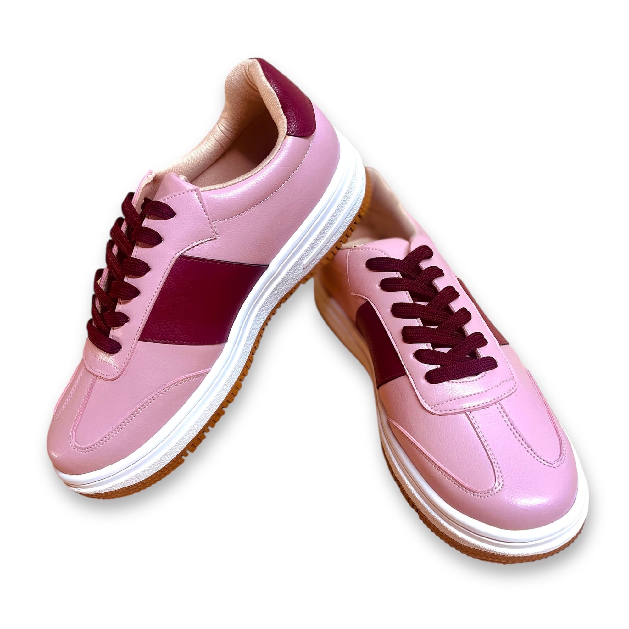 ZAPATILLAS MUJER MISSHUS DAM ROSA VINO - 2