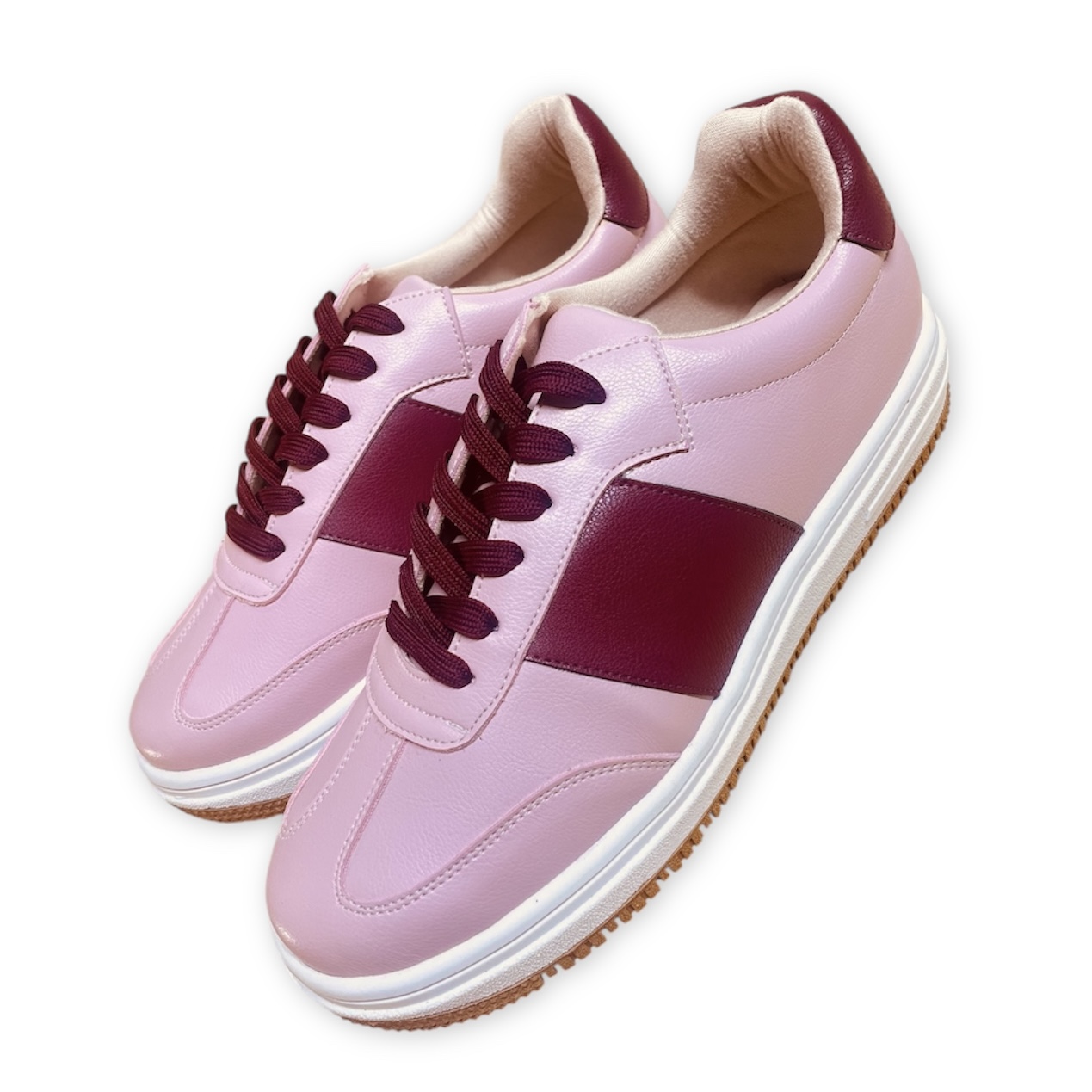 ZAPATILLAS MUJER MISSHUS DAM ROSA VINO - 3