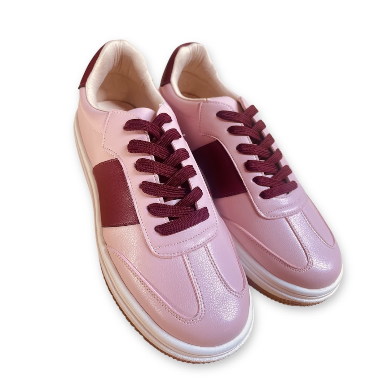 ZAPATILLAS MUJER MISSHUS DAM ROSA VINO - 4