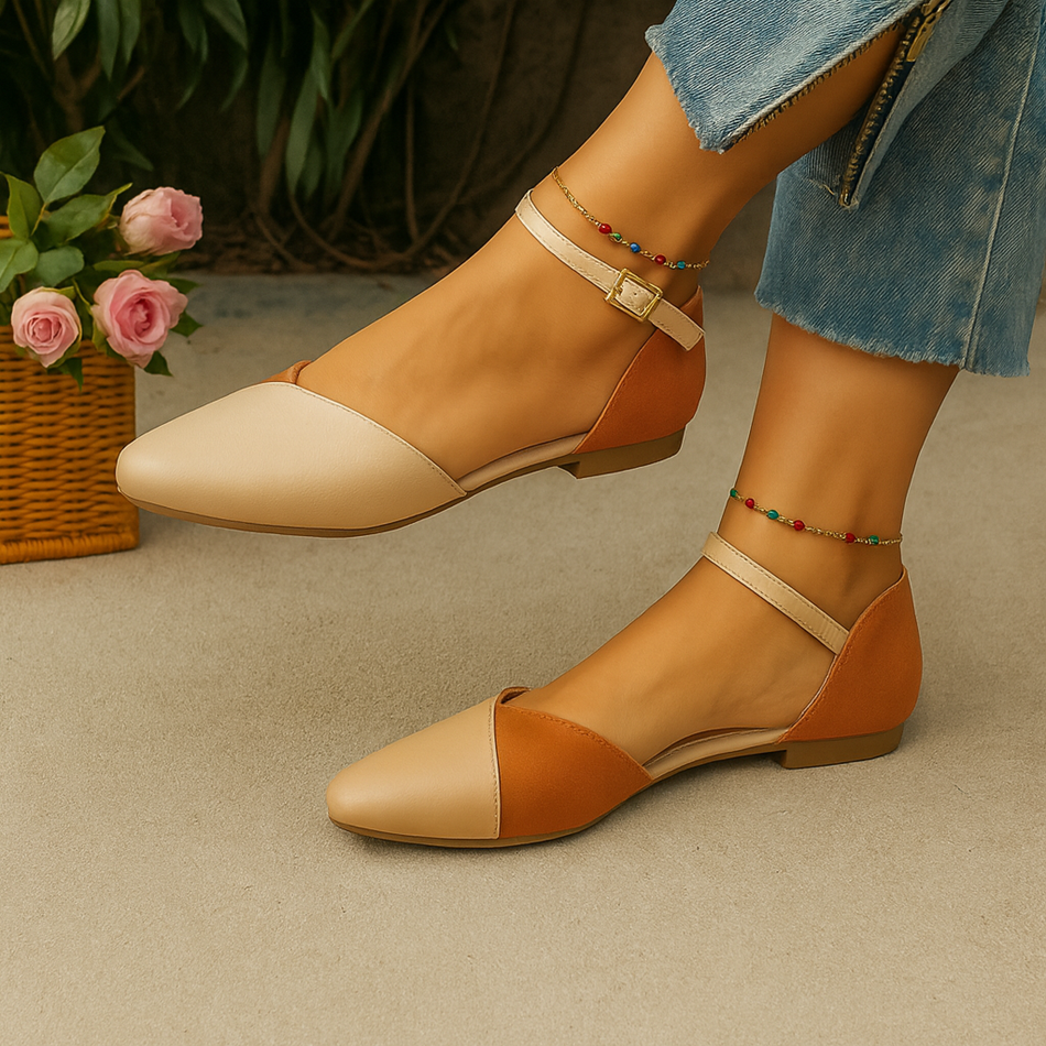 BALERINAS MUJER MISSHUS LUA CAMEL BEIGE - 1