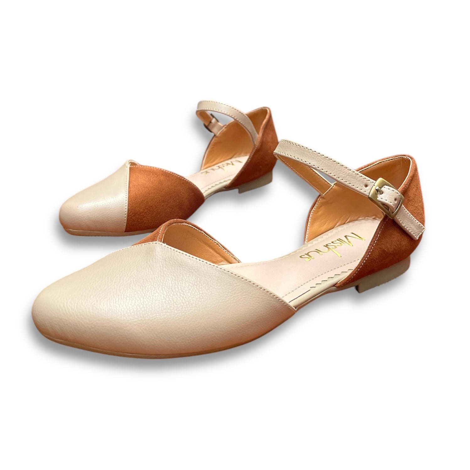 BALERINAS MUJER MISSHUS LUA CAMEL BEIGE - 2
