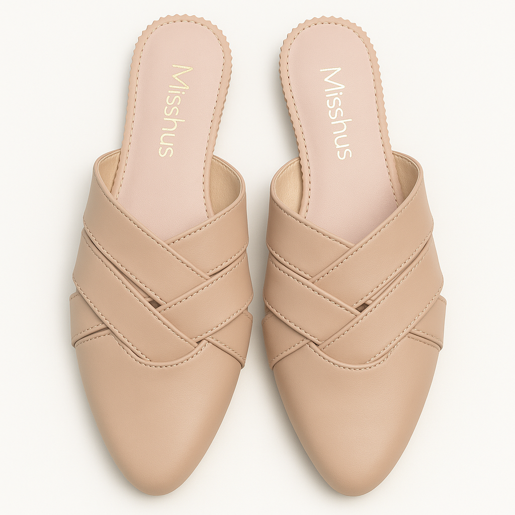ZAPATOS MULES MUJER MISSHUS HILDA BEIGE - 3
