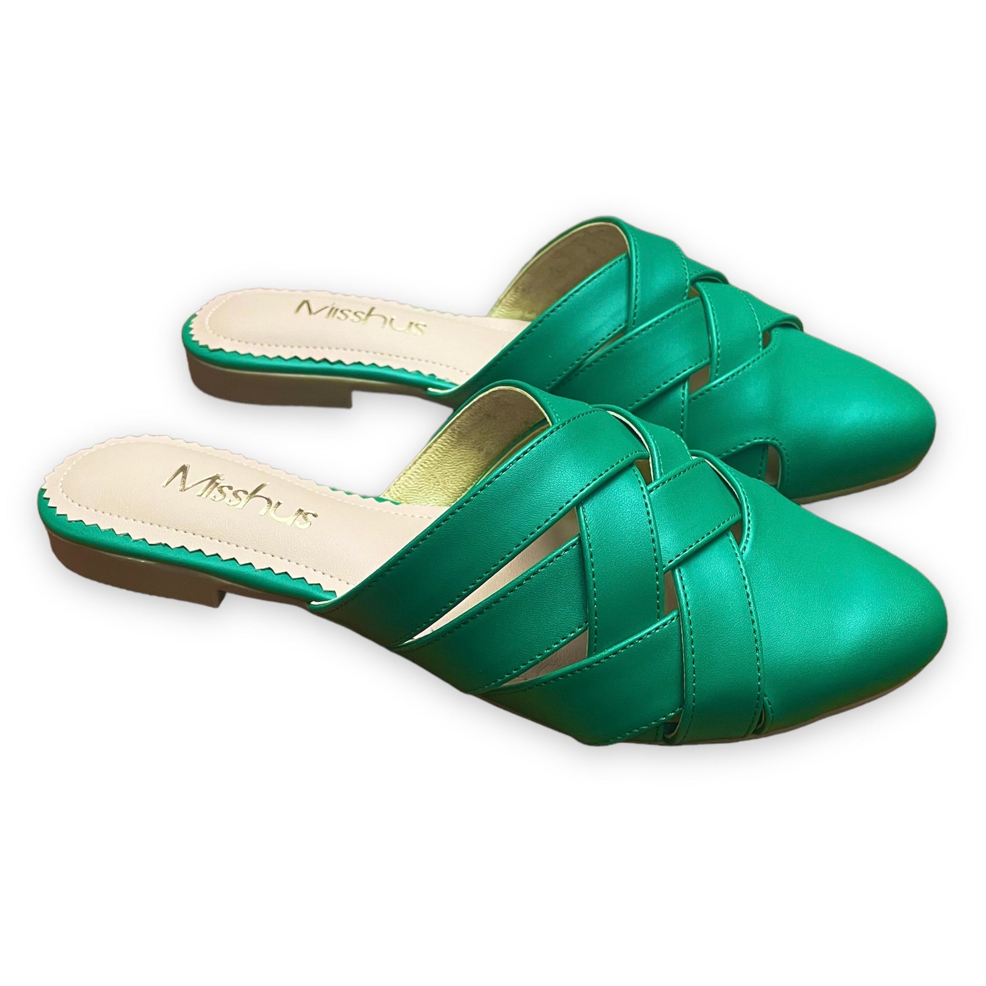 ZAPATOS MULES MUJER MISSHUS HILDA VERDE - 4
