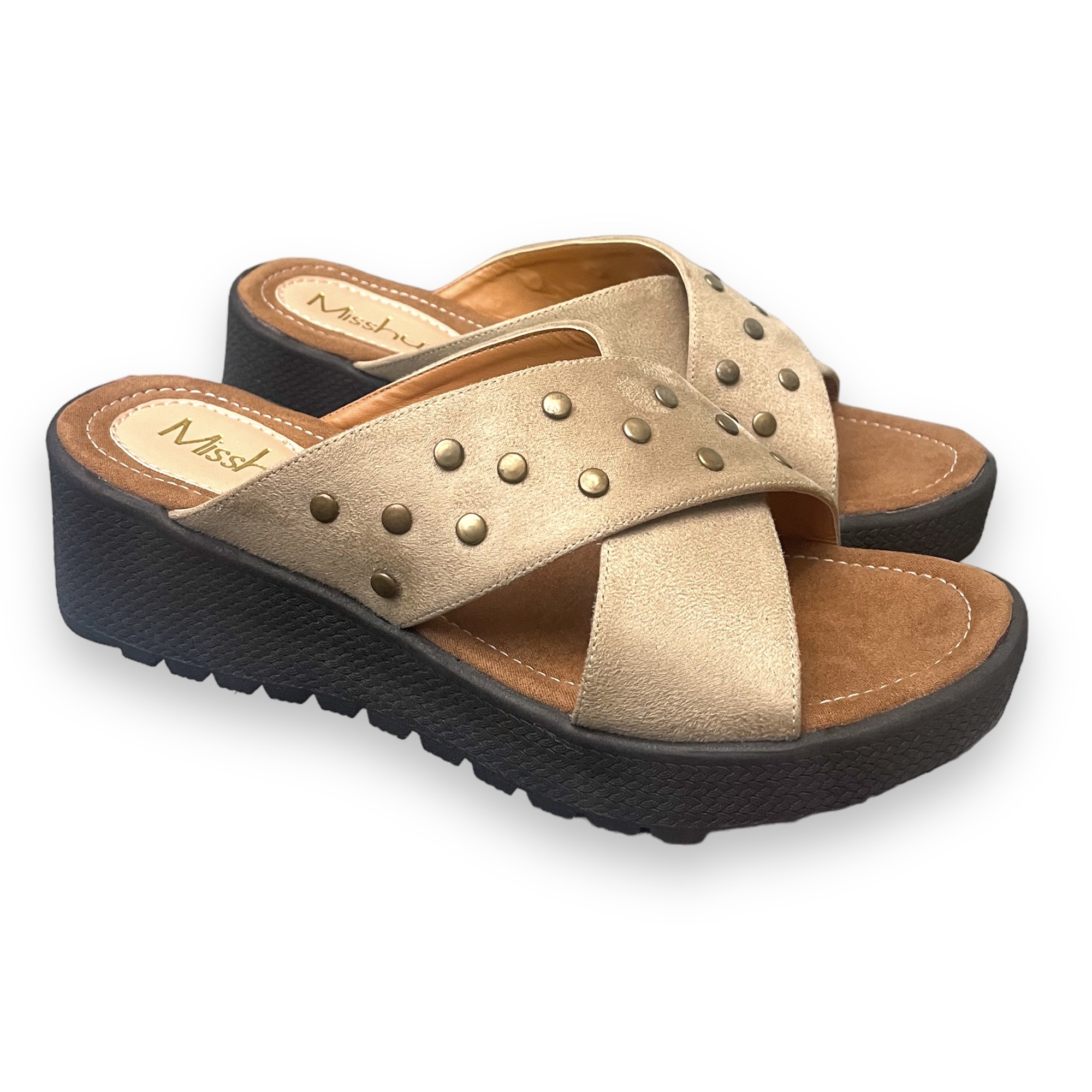 SANDALIAS MUJER MISSHUS AURORA BEIGE - 3