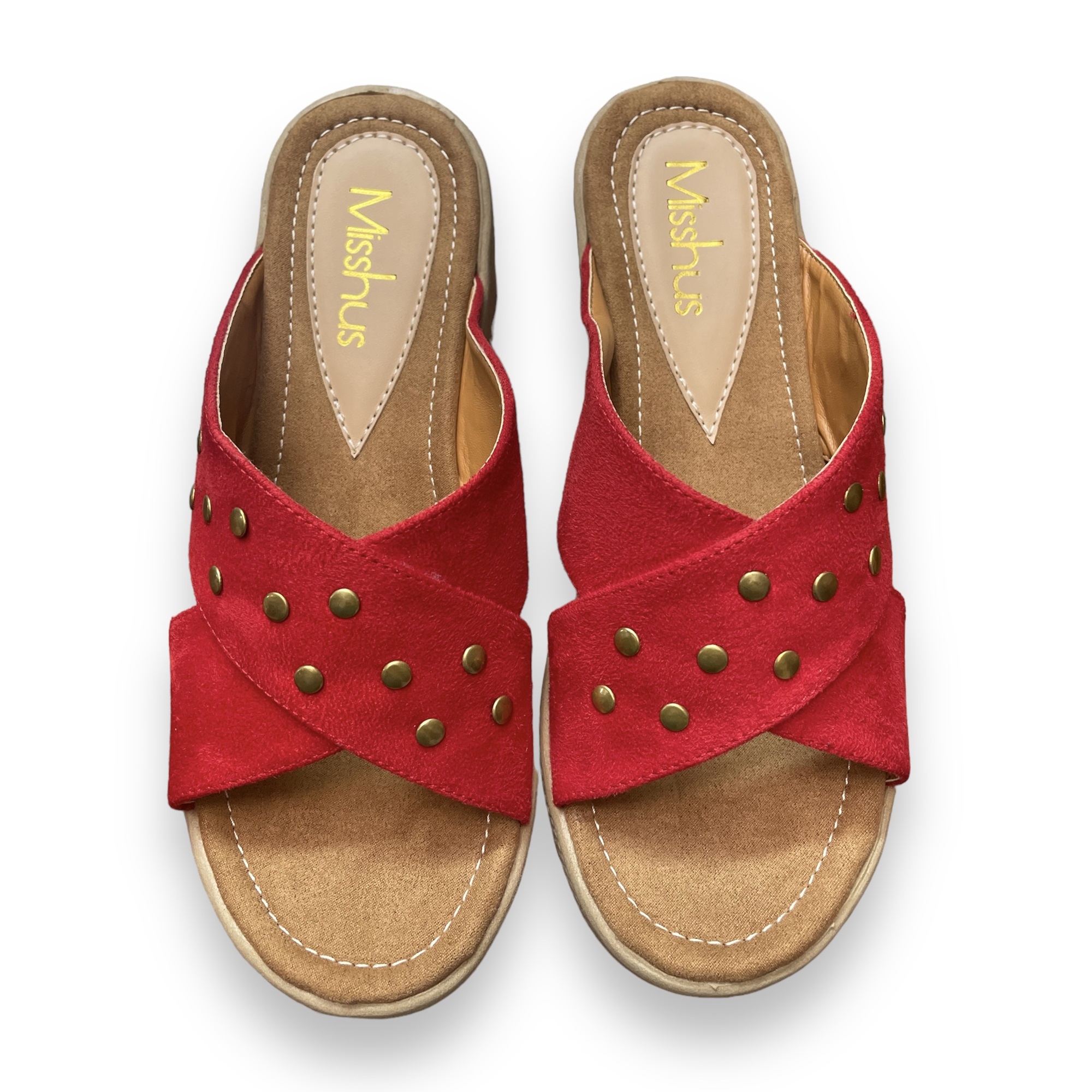 SANDALIAS MUJER MISSHUS AURORA ROJO - 4